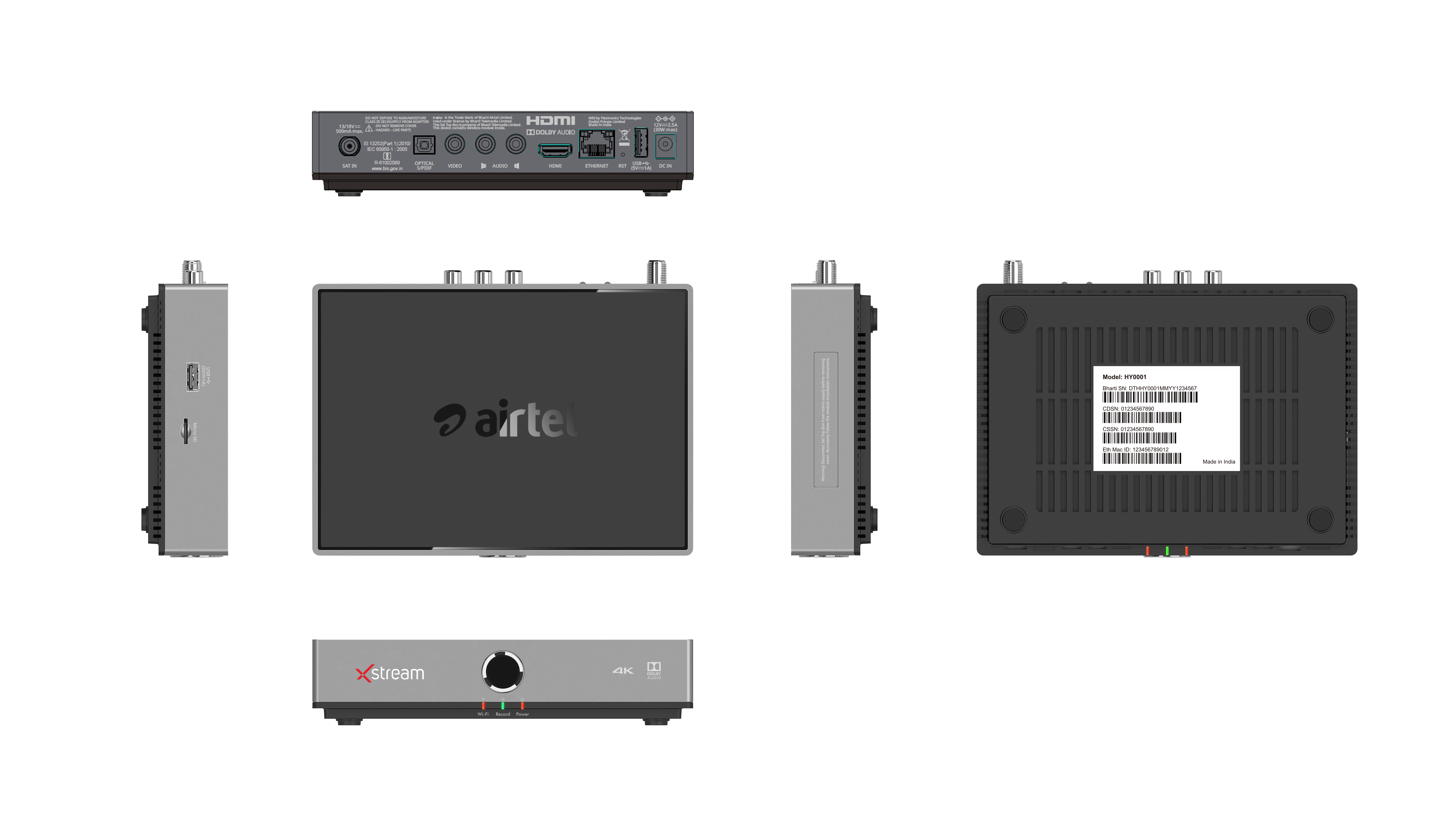 Airtel ATV DVB-S2 Hybrid TV box